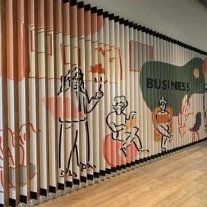 Muro con textura con tematica de business