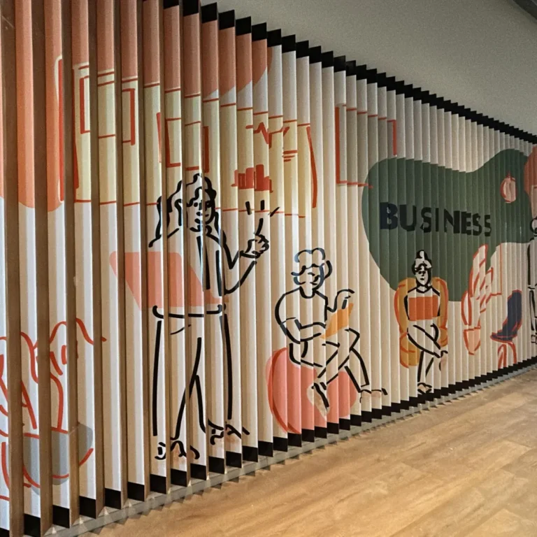 Muro con textura con tematica de business